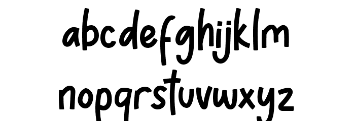 Septy Notes Font LOWERCASE