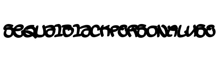SequalBlackPERSONALUSE  font caratteri gratis