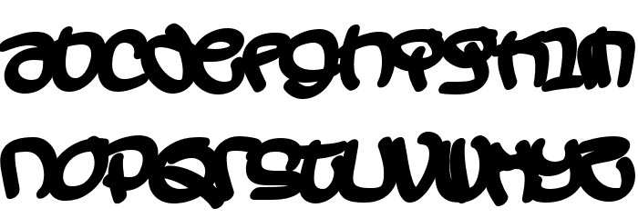 SequalBlackPERSONALUSE Font LOWERCASE