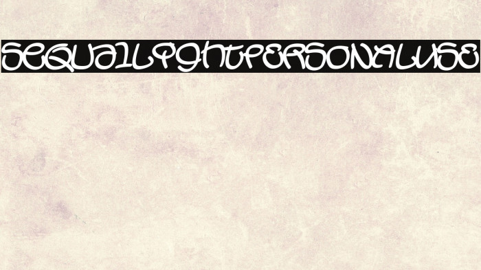 SequalLightPERSONALUSE Example 2