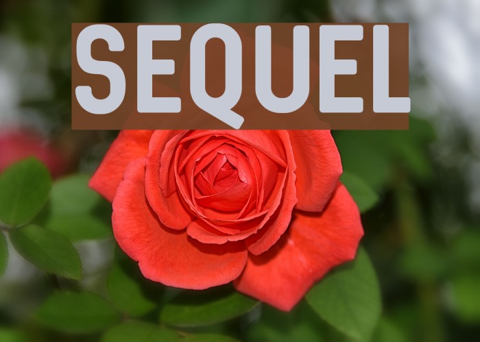 Sequel Font examples