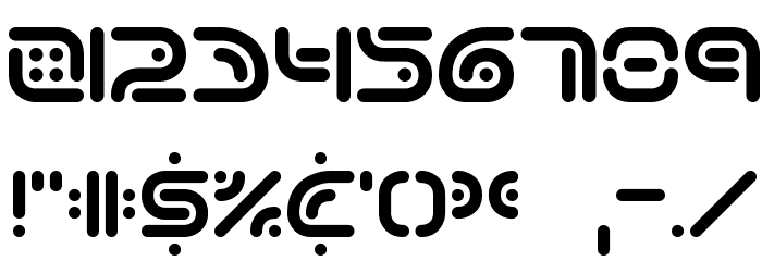 Sequence BRK Font OTHER CHARS