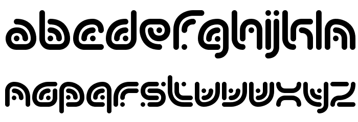 Sequence BRK Font LOWERCASE