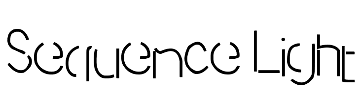 Sequence Light  フリーフォントのダウンロード