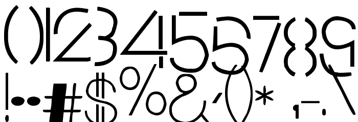 Sequence Light Font OTHER CHARS