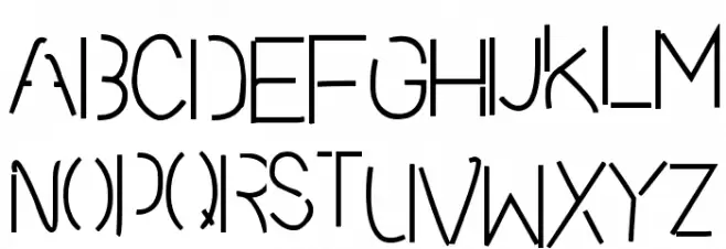 Sequence Light Шрифта ВЕРХНИЙ