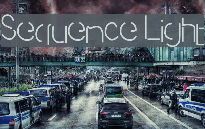 Sequence Light Font examples