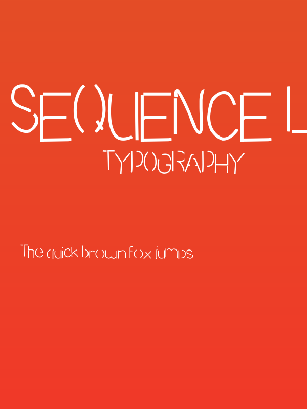 Sequence Light Poster
