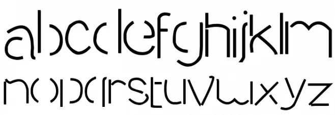 Sequence Light フォント 小文字