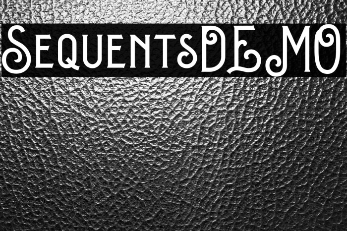 SequentsDEMO Example 2