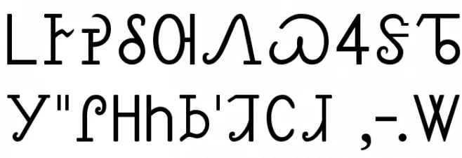 Sequoyah Caratteri ALTRI CARATTERI