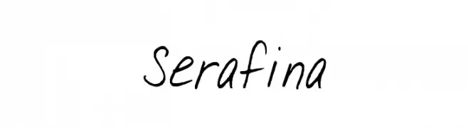 Serafina  免费字体下载