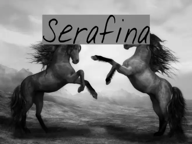 Serafina Font examples