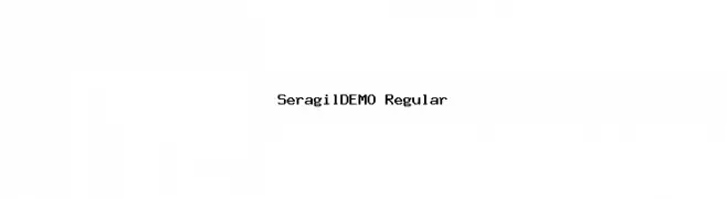 SeragilDEMO Regular Font