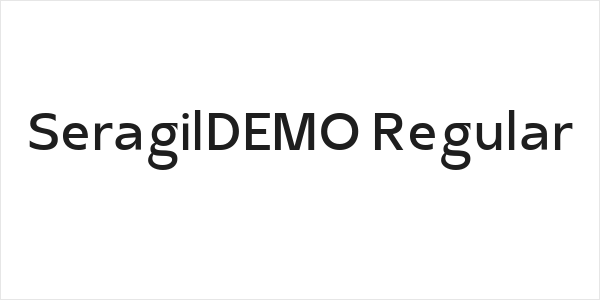 SeragilDEMO Regular Logo