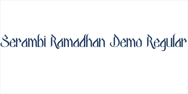 Serambi Ramadhan Demo Regular Logo