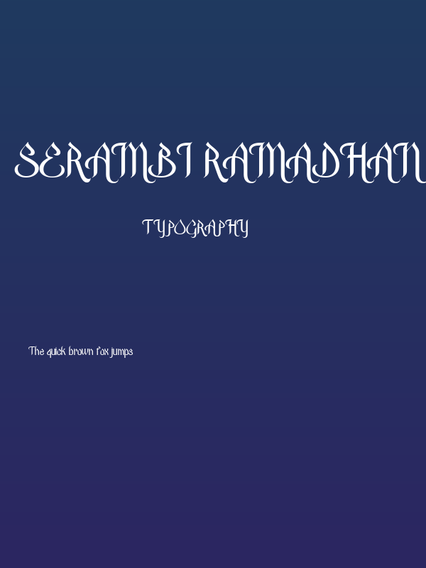 Serambi Ramadhan Demo Regular Poster