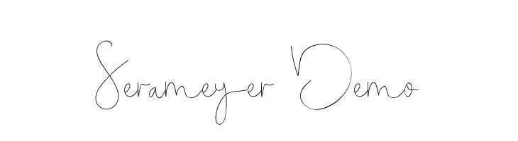 Serameyer Demo  baixar fontes gratis
