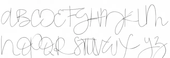 Serameyer Demo Font OTHER CHARS