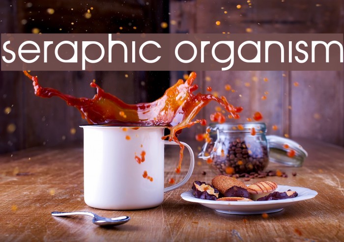 Seraphic Organism Font examples
