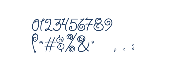 Serasa Regular Other Characters