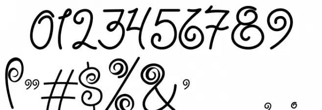 Serasa Regular Font OTHER CHARS