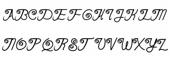 Serasa Regular Font UPPERCASE