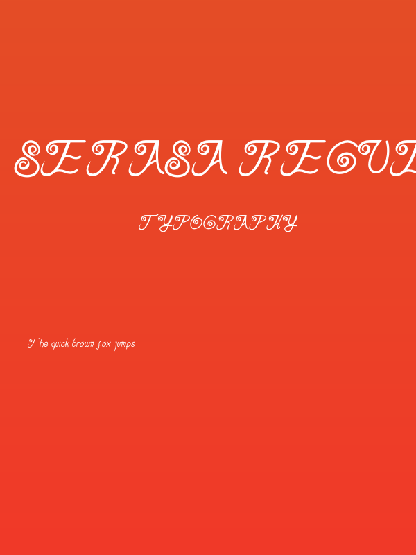 Serasa Regular Poster