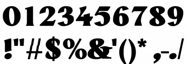 Serat Ultra Font OTHER CHARS