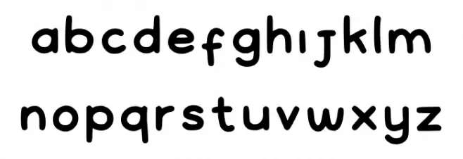Seratan Alit Regular Font LOWERCASE