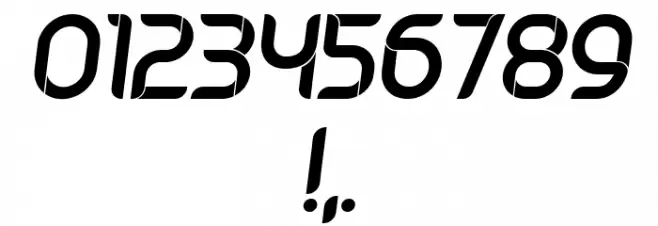 Serbia Italic Font OTHER CHARS