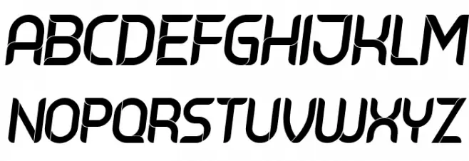 Serbia Italic Fonte MAIÚSCULAS