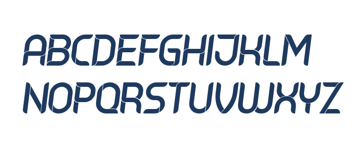 Serbia Italic Lowercase
