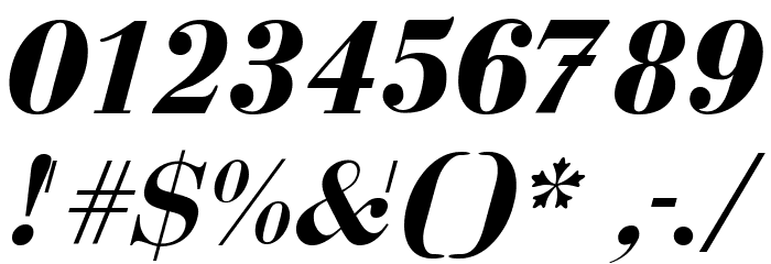 Serbian-Courier-Bold-Italic Schriftart Anderer Schreiben