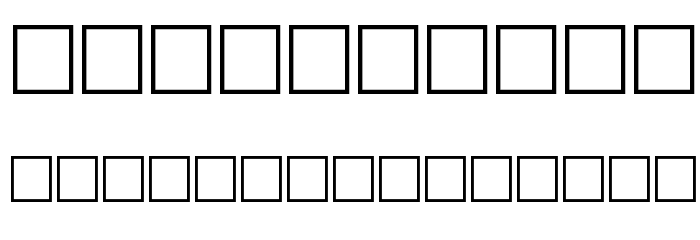 Serbian-Script Font OTHER CHARS