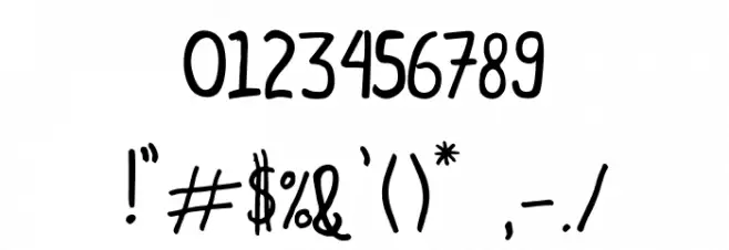 Serelo Perdana Font OTHER CHARS