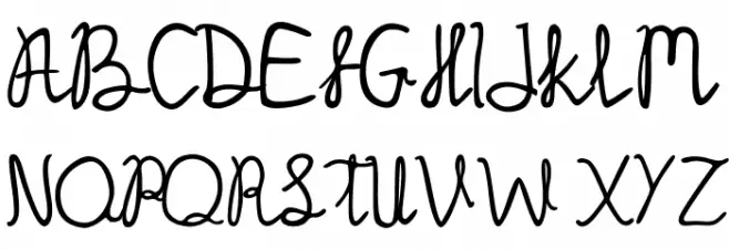 Serelo Perdana Schriftart Groß