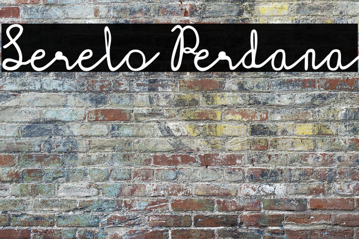 Serelo Perdana Example 1