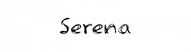 Serena  Free Fonts Download