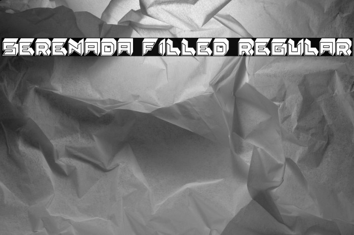 Serenada Filled Regular Example 3