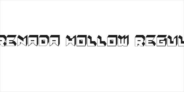 Serenada Hollow Regular Logo