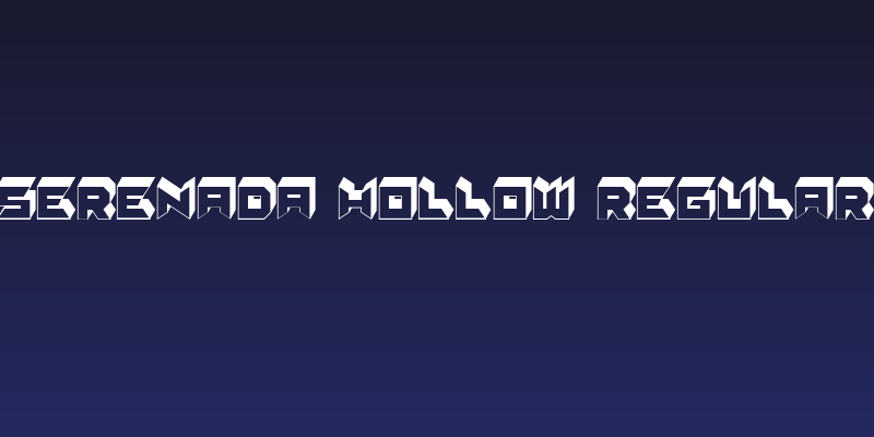 Serenada Hollow Regular Social Header