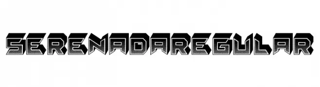 Serenada Regular  font caratteri gratis