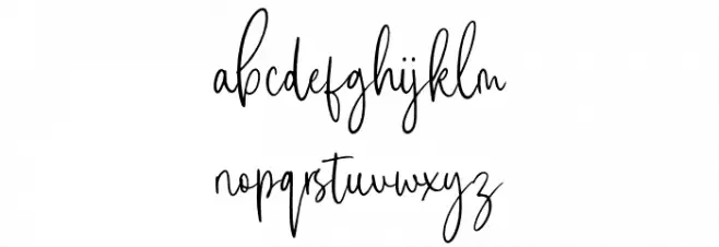 Serenade Essentials फ़ॉन्ट लोअरकेस