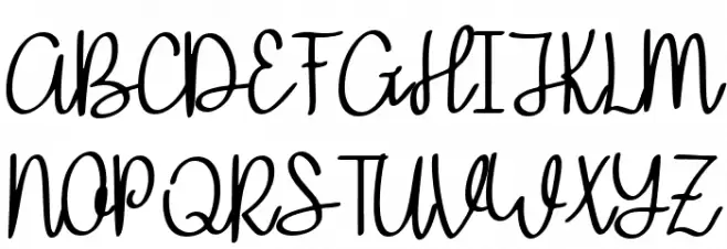 Serenatta Schriftart Groß