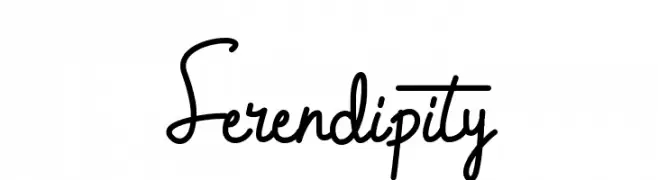 Serendipity  Frei Schriftart Herunterladen