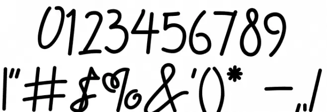 Serendipity Font OTHER CHARS