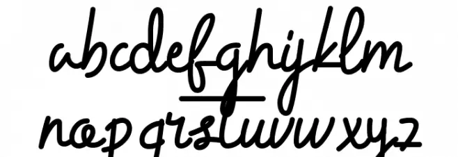 Serendipity 字体 小写