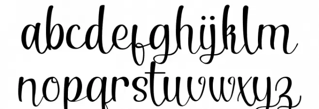 Serenita Script Polices MINUSCULES