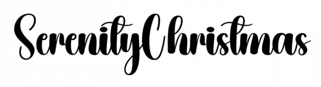 Serenity Christmas Caratteri